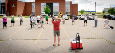 Optimists Alumni rehearsing (Waterloo, 2016)
Photo by David Johns
Keywords: 2016
