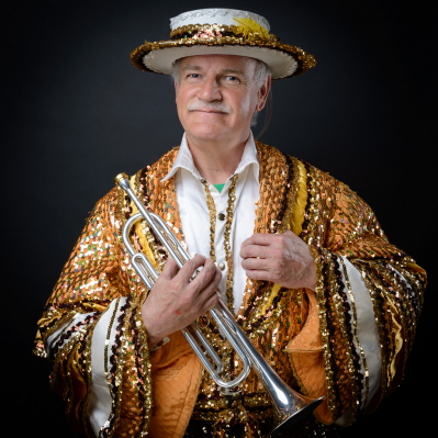 Rick Lang, Optimists Alumni (Mardi Gras costume, 2016)
Photo by David Johns
Keywords: 2016