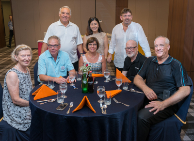 Front: Margaret, Dave, Debbie, Barry and Mike, Back: Joe, Yun and Doug (Jeju, South Korea, 2017)
Photo by David Johns
Keywords: 2017