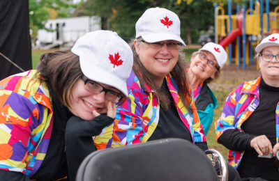 Kirstine, Liz, Jackie and Heather, Optimists Alumni (Oktoberfest, 2017)
Photo by David Johns
Keywords: 2017
