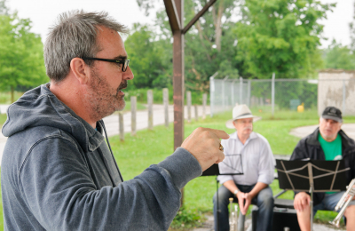 Peter Jones (Rehearsal, 2017)
Photo by David Johns
Keywords: 2017