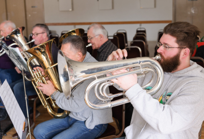 Mike, Dave, Brian, Joe and Matt, Optimists Alumni Rehearsing (March, 2017)
Photo by David Johns
Keywords: 2017