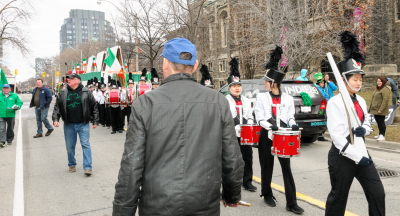 Barry Woods and Northstar (Toronto St Patrick's Day Parade, 2017)
Photo by Eric McConachie
Keywords: 2017