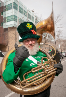 Keith Dearlove, Optimists Alumni (Toronto St Patrick's Day Parade, 2017)
Photo by Eric McConachie
Keywords: 2017