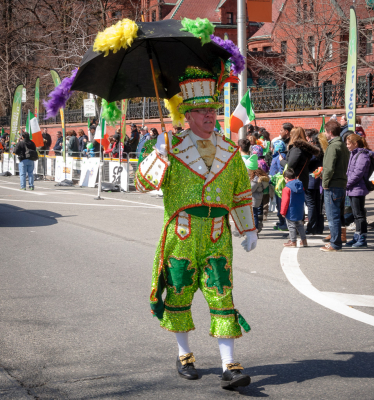 Barry Woods, Optimists Alumni  (Toronto St Patrick's Day Parade, 2017)
Photo by Eric McConachie
Keywords: 2017