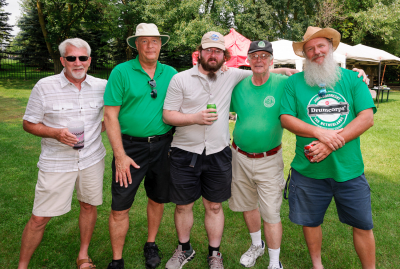 Dave, Mike, Matt, Brian and Keith (BBQ, 2018)
Photo by David Johns
Keywords: 2018