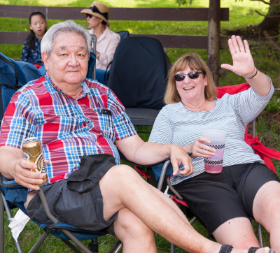 Ron Chong and Laurie Brown (BBQ, 2018)
Photo by David Johns
Keywords: 2018