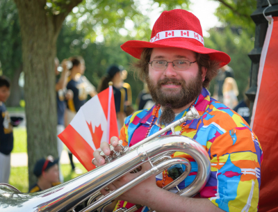 Matt Davis, Optimists Alumni (Canada Day, Caledonia, 2018)
Photo by David Johns
Keywords: 2018