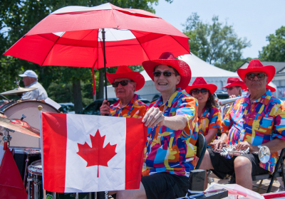 Judy, Lorne, Soo and Joe, Optimists Alumni (Canada Day, Port Dover, 2018)
Photo by David Johns
Keywords: 2018