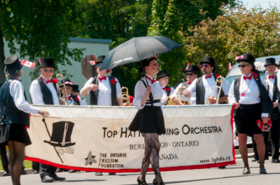 Top Hat Marching Orchestra (Canada Day, Port Dover, 2018)
Photo by Eric McConachie
Keywords: 2018