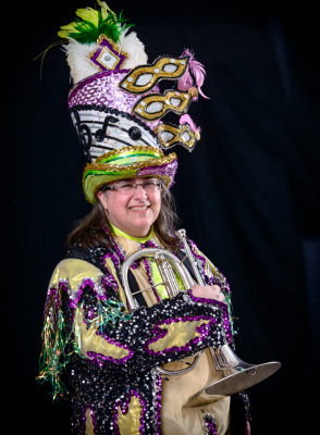 Liz Dodsworth, mellophone (2018)
Photo by David Johns
Keywords: 2018