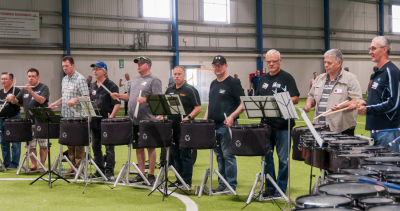 Some of the drums (Oktobercorps rehearsal, May 12, 2018)
Photo by Eric McConachie
Keywords: 2018