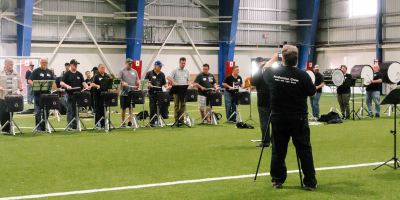 Members of Oktobercorps (Oktobercorps rehearsal, May 12, 2018)
Photo by Eric McConachie
Keywords: 2018
