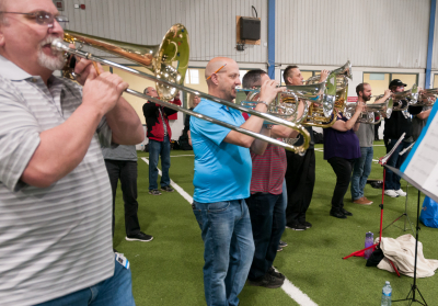 Members of Oktobercorps (Oktobercorps rehearsal, May 12, 2018)
Photo by Eric McConachie
Keywords: 2018