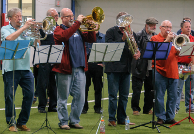 Members of Oktobercorps (Oktobercorps rehearsal, May 12, 2018)
Photo by Eric McConachie
Keywords: 2018