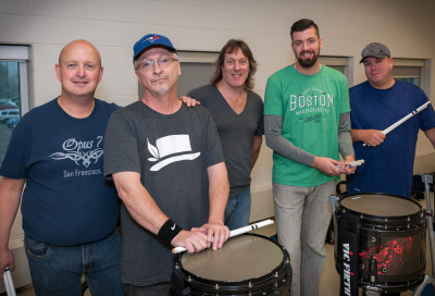 Some of the snares (Oktobercorps rehearsal, October 6, 2018)
Photo by David Johns
Keywords: 2018