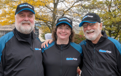 Brian and Sue Hogan with Bob Carell, Oktobercorps (KW Oktoberfest Parade, Oct 8, 2018)
Photo by Eric McConachie
Keywords: 2018