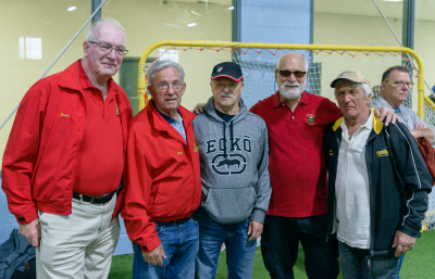 Dave, Doug, Richard, Bob and Warren (Oktobercorps rehearsal, Sept 9, 2018)
Photo by David Johns
Keywords: 2018