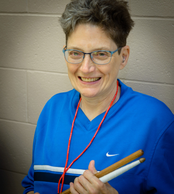 Judy Ferguson (Oktobercorps rehearsal, Sept 9, 2018)
Photo by David Johns
Keywords: 2018