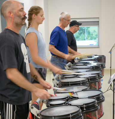 The quads (Oktobercorps rehearsal, Sept 9, 2018)
Photo by David Johns
Keywords: 2018
