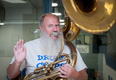 Keith Dearlove (Oktobercorps rehearsal, Sept 9, 2018)
Photo by David Johns
Keywords: 2018