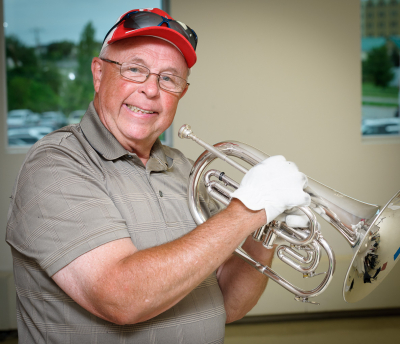 Rick Shearer (Oktobercorps rehearsal, Sept 9, 2018)
Photo by David Johns
Keywords: 2018
