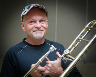 A trombone player (Oktobercorps rehearsal, Sept 9, 2018)
Photo by David Johns
Keywords: 2018