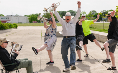 Barry, Heather, Rick, Liz, Bob and Doug (Rehearsal, Kitchener, June 10, 2018) 
Photo by David Johns
Keywords: 2018