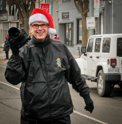 David Johns at his final photoshoot with the corps (Etobicoke Santa Parade, 2018)
Photo by Eric McConachie
Keywords: 2018