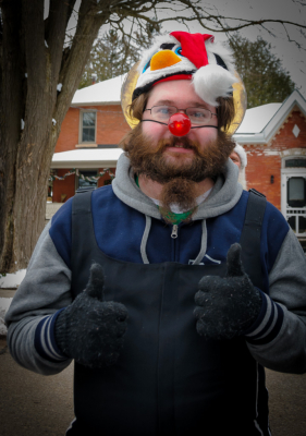 Matt Davis, Optimists Alumni (Guelph Santa Parade, 2018)
Photo by Eric McConachie
Keywords: 2018