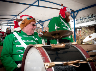 Ric Brown and Eric Dallosch, Optimists Alumni (Guelph Santa Parade, 2018)
Photo by Eric McConachie
Keywords: 2018