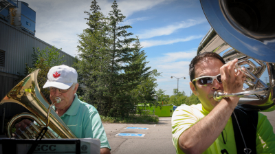 Brian Collingdon and Brian Menard, Optimists Alumni (Woods BBQ, 2019)
Photo by Eric McConachie
Keywords: 2019