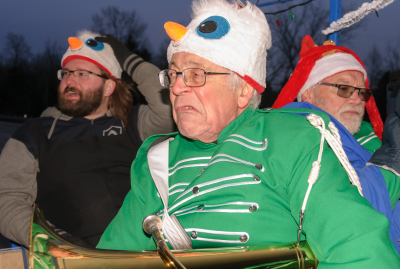 Matt, Brian and Ken, Optimists Alumni (Aurora Santa Parade, 2019)
Photo by Eric McConachie
Keywords: 2019