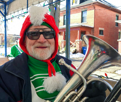 Barry Bell, Optimists Alumni (Guelph Santa Parade, 2019)
Photo by Soo Lee
Keywords: 2019