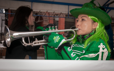 Soo Lee, Optimists Alumni (Toronto St Pat's Parade, 2019)
Photo by Eric McConachie
Keywords: 2019