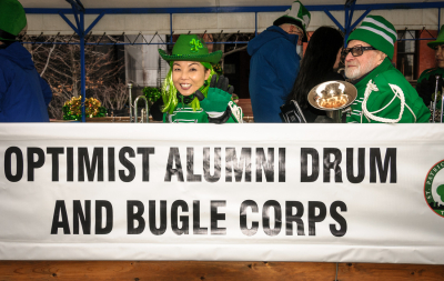 Soo and Barry Bell, Optimists Alumni (Toronto St Pat's Parade, 2019)
Photo by Eric McConachie
Keywords: 2019