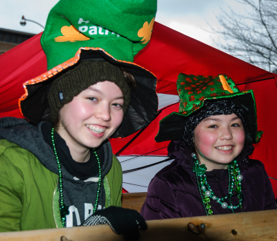 Laura and Lindsay, Optimists Alumni (Toronto St Pat's Parade, 2019)
Photo by Eric McConachie
Keywords: 2019