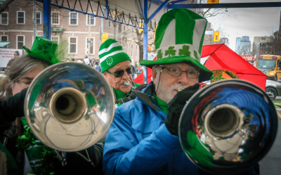 Liz, Mike and Bob, Optimists Alumni (Toronto St Pat's Parade, 2019)
Photo by Eric McConachie
Keywords: 2019