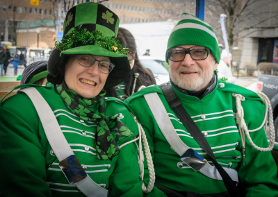 Judy and Barry, Optimists Alumni (Toronto St Pat's Parade, 2019)
Photo by Eric McConachie
Keywords: 2019