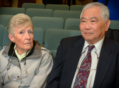 Lyn and George Tamaki (Don Daber Funeral, 2019)
Photo by Peter McCusker
Keywords: 2019