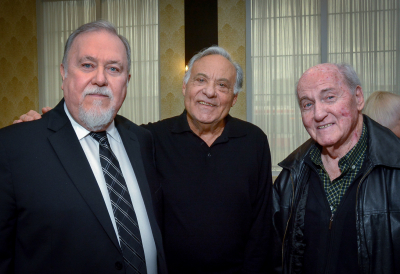 Douglas MacKenzie, Joe Gianna and Gord O'Halloran (Don Daber Funeral, 2019)
Photo by Peter McCusker
Keywords: 2019