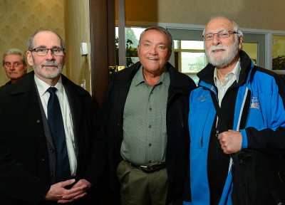 Paul McCusker, Randy Cochrane and Bob Carell (Don Daber Funeral, 2019)
Photo by Peter McCusker
Keywords: 2019