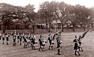 18th Troop Scout Band, Scout Parade (Oakwood Collegiate, Toronto, 1952)
Photo submitted by Phil Hennings
Keywords: 1952