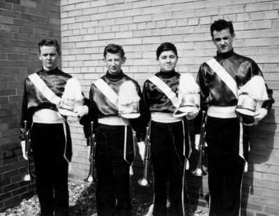Karl Bossert, Terry McKolskey, Doug MacKenzie and Doug Yarker (1961)
Photo submitted by Terry McKolskey
Keywords: 1961