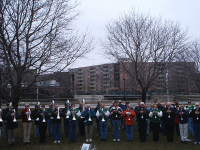 Optimists Alumni outside the Legion at Spring Camp (March, 2004)
Keywords: 2004