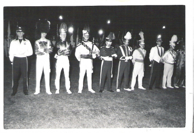 Drum Majors on Retreat  (NY-Canadians, Rochester, 1960) 
Photo submitted by Phil Hennings
Keywords: 1960