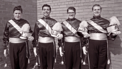 John Shearer, Joe Gianna, Gary Corbett and Abie Mudric ? (1961)
Photo by Don Daber
Keywords: 1961