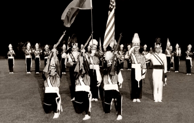 Colour Presentation (1963)
Definitely 1963. Tim Hanson is the tall guy (between Dave Johns & Frans Rood) with the bass drummers and he marched for part of 1963.
Keywords: 1963