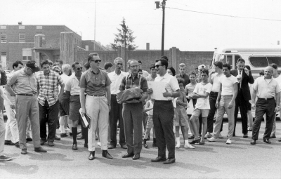 Don Daber, outside Garfield NJ High School (1967)
Keywords: 1967