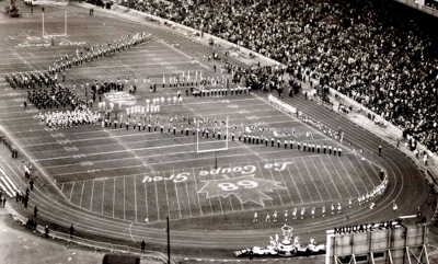 Halftime at the 1968 Grey Cup (Toronto Optimists performed at halftime)
Keywords: 1968